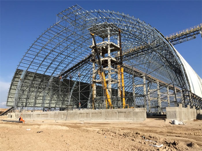 灵武煤机油桶翘工程网架